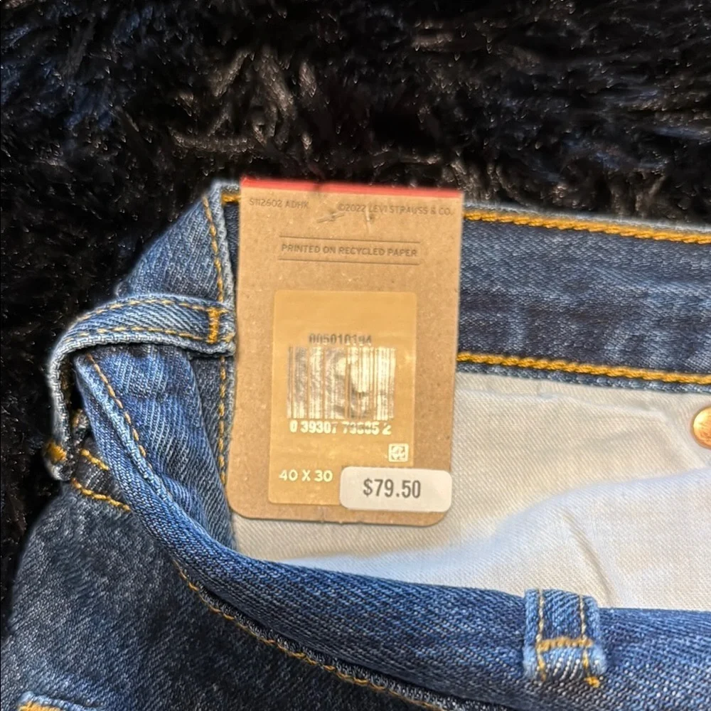 Levi's Blue Straight Jeans Classic Denim